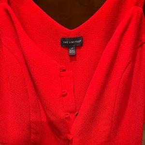 Like new The Limited red jumpsuit